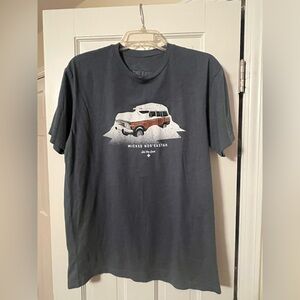 Men's Graphic T-Shirt with Vintage Van Design